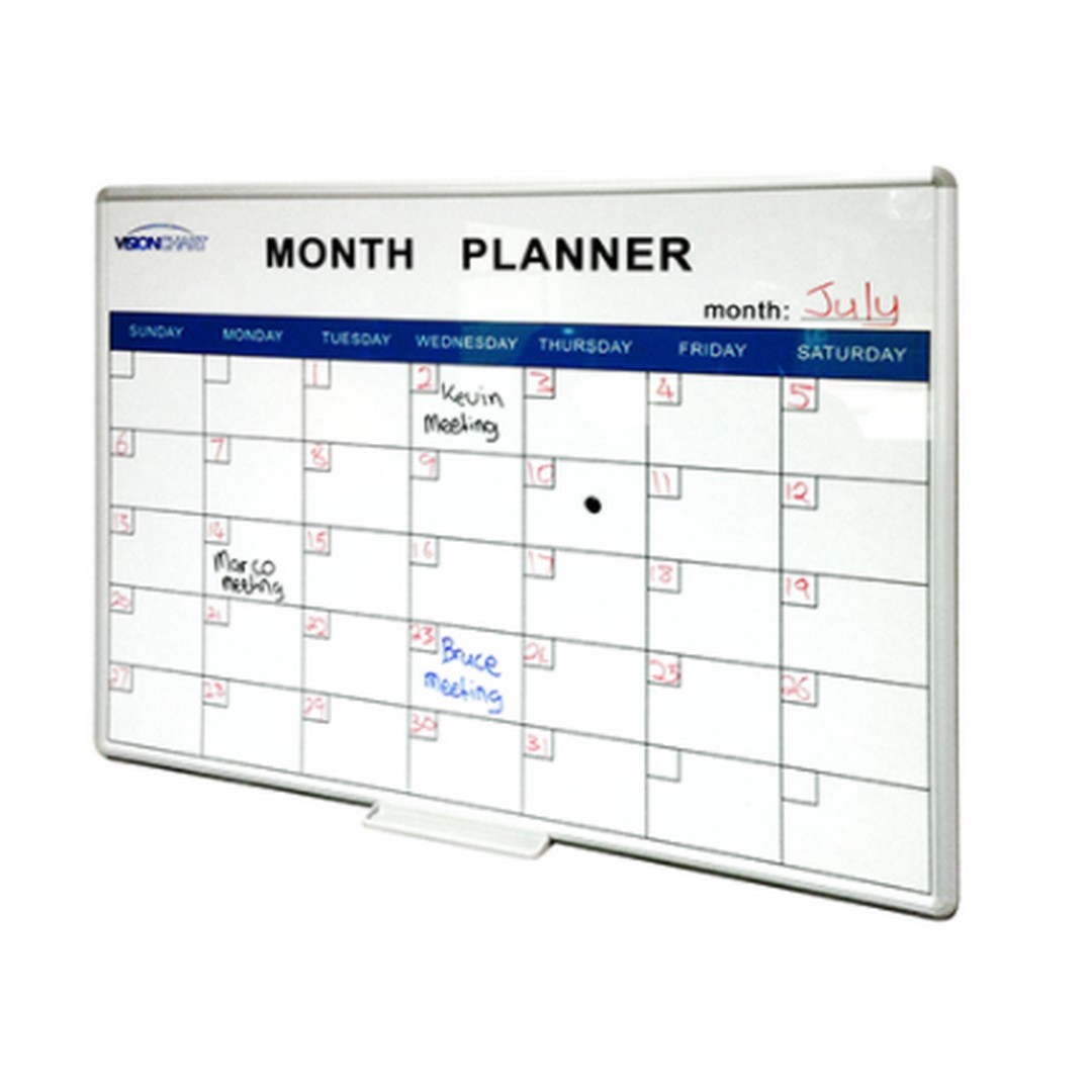 Monthly Planner Whiteboard STEP4 Learning Spaces