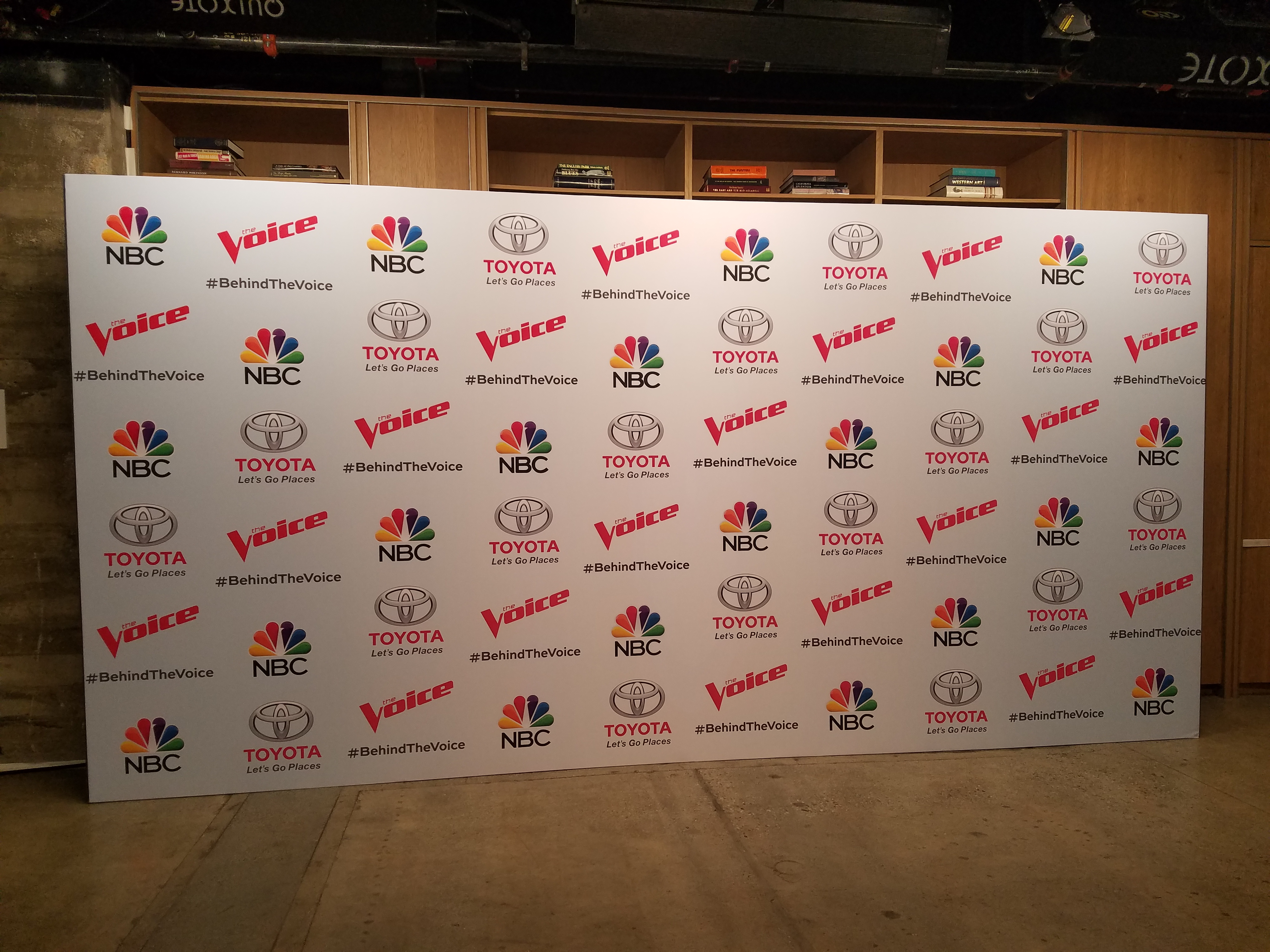Celebrity Media Wall Rental 8’x20′ Step and Repeat LA