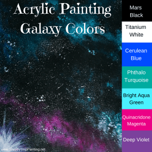 Galaxy Painting - Step By Step Acrylic Painting Tutorial