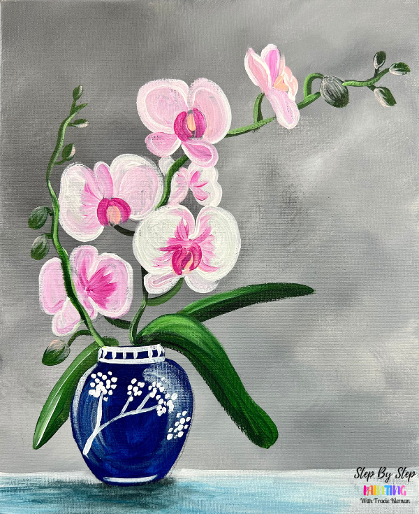 How To Paint Orchids