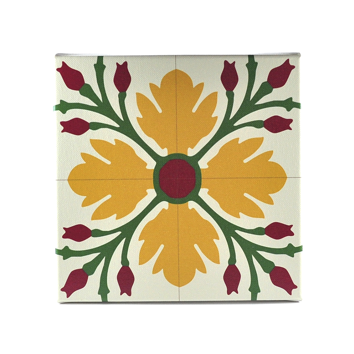 Malta Tile Canvas Block, pattern no.15 Stephanie