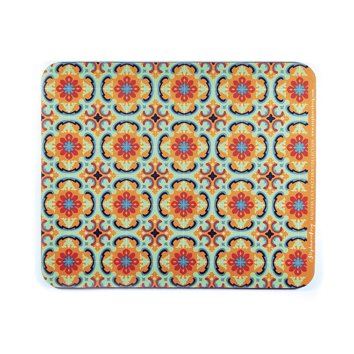 Mousepad with Maltese Tile Patterns, pattern no.2 Stephanie