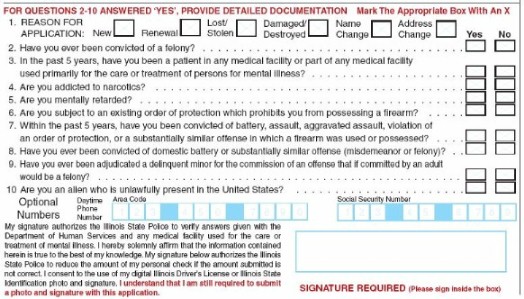 Firearm Owners Identification (FOID) Illinois State Police