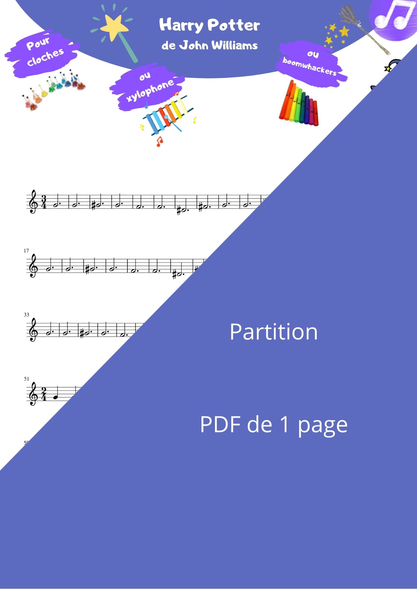 Harry Potter John WILLIAMS partition Mad'Hameçon