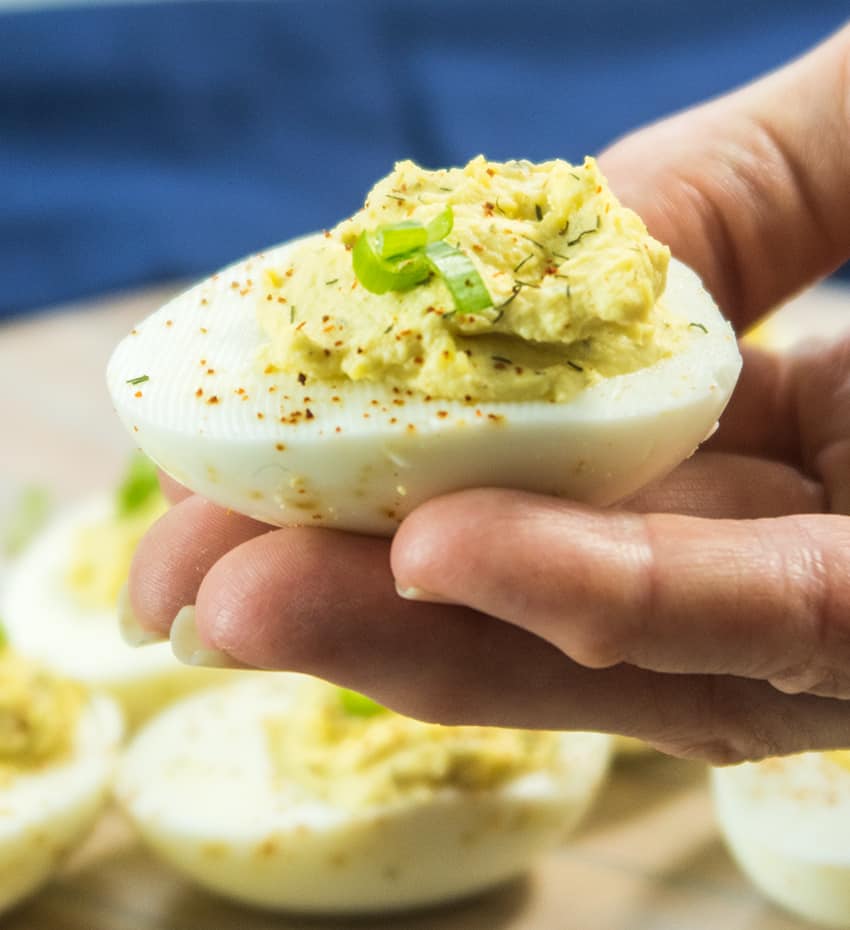 Best Deviled Eggs Recipe (Gluten Free, Easy) Apples for CJ