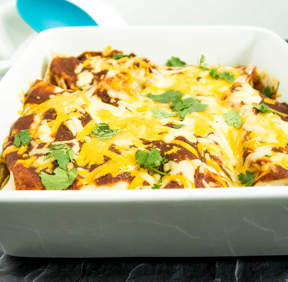 Black Bean & Corn Enchiladas Apples for CJ