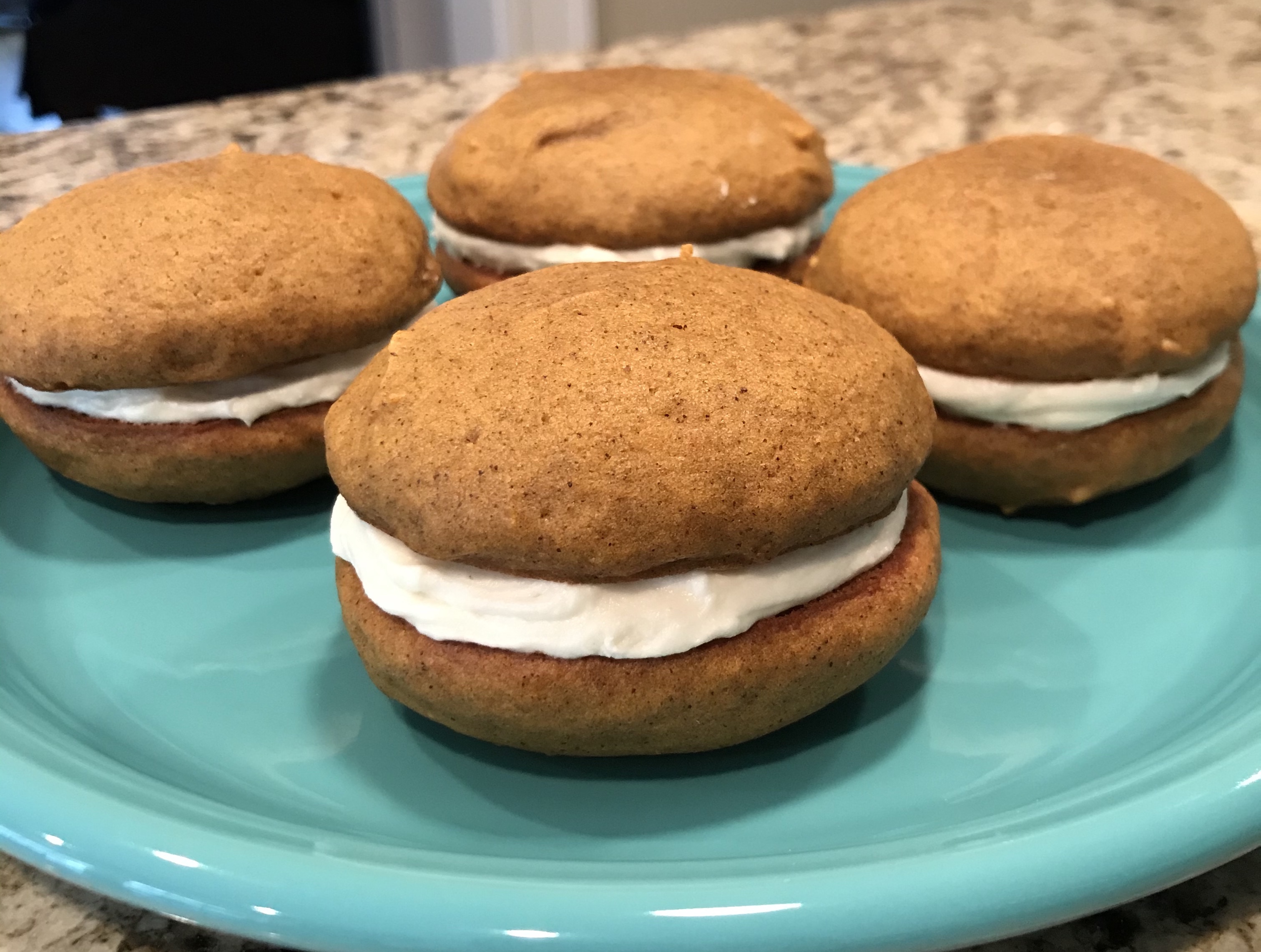 Pumpkin Whoopie Pies With Cream Cheese Filling STEPHANIE'S SLICE OF LIFE