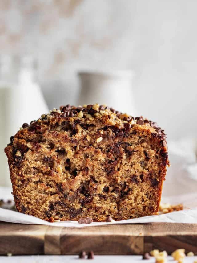 Walnut Chocolate Chip Banana Bread Stephanie's Sweet Treats