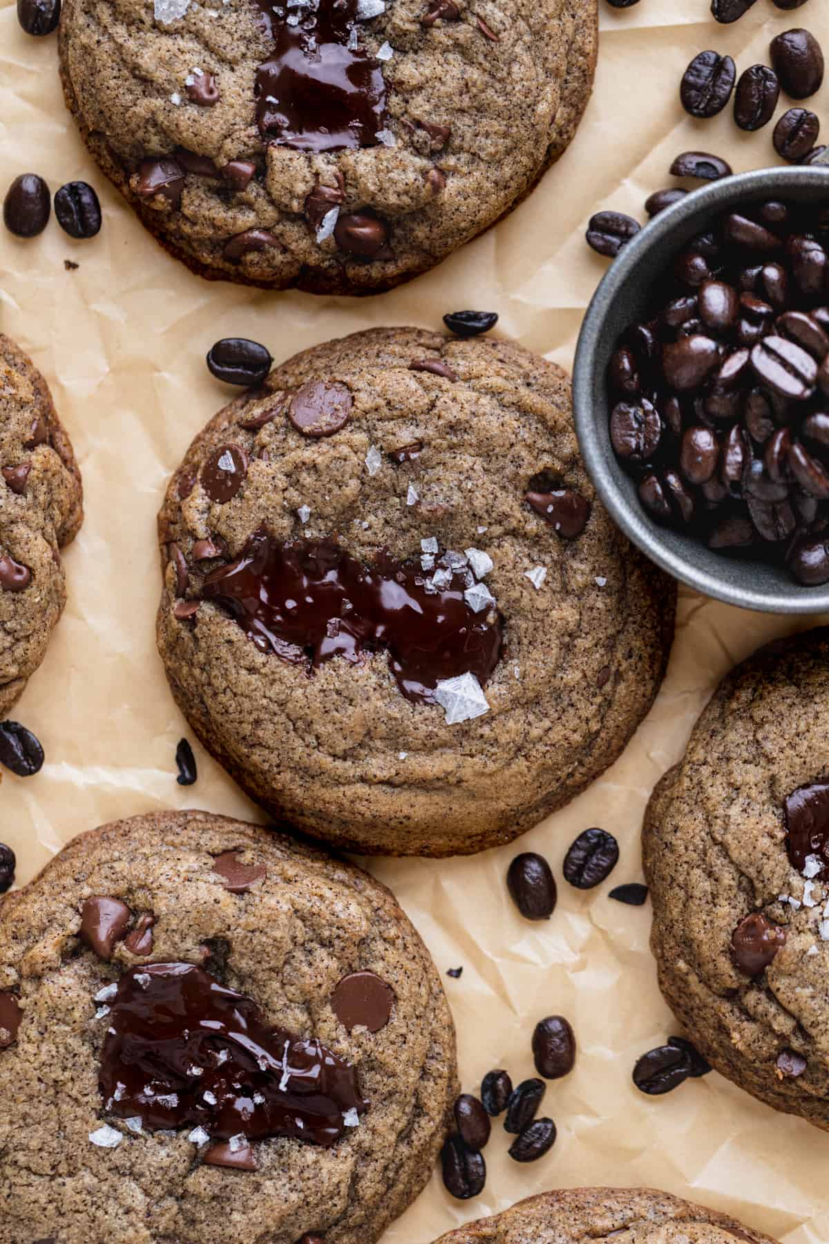Thick Espresso Chocolate Chip Cookies Stephanie's Sweet Treats