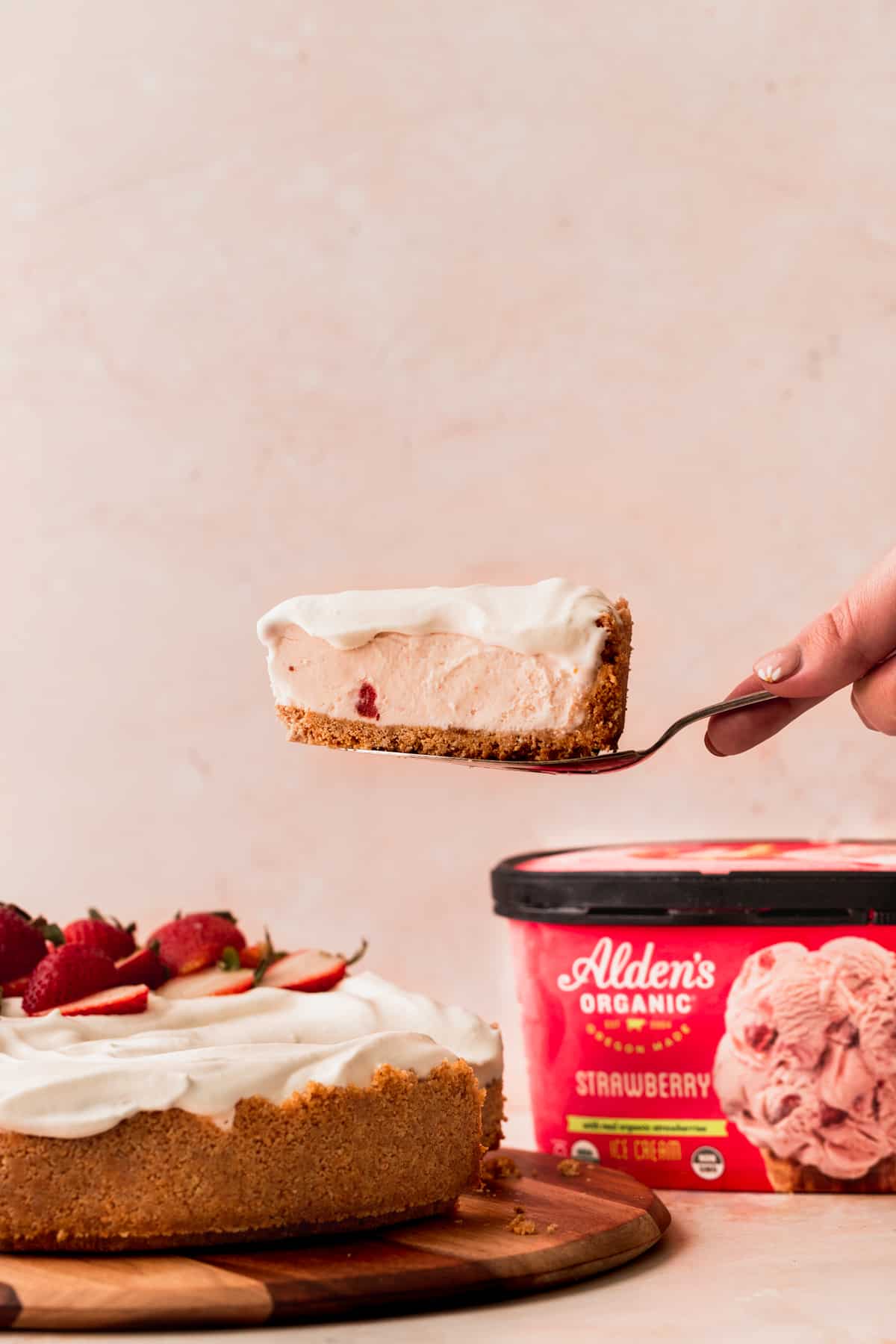 Strawberry Ice Cream Cheesecake Stephanie's Sweet Treats