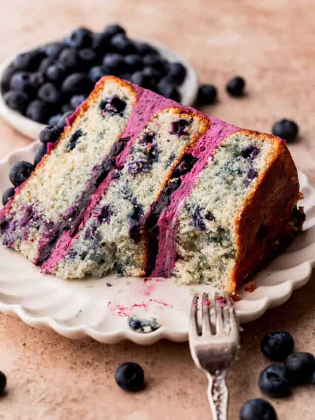 The Ultimate Blueberry Cake Stephanie's Sweet Treats