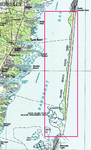 Island Beach State Park Map Island Beach State Park, New Jersey Garmin Compatible Map - Gpsfiledepot