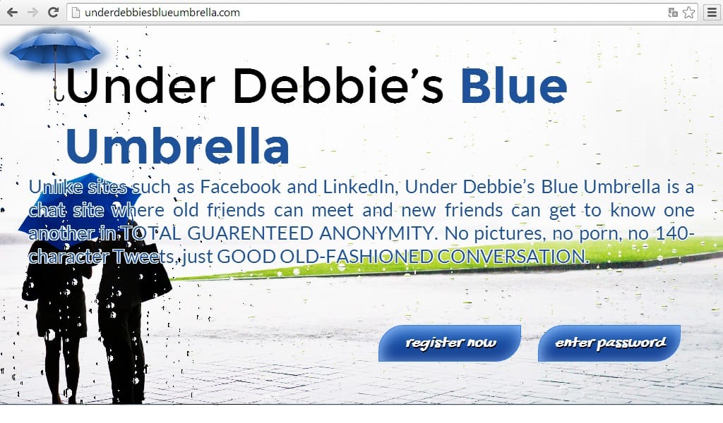 Under Debbie's Blue Umbrella Stephen King 1st's