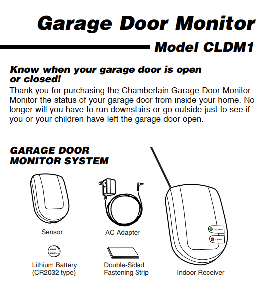 How To Program A Clicker Clk1 Garage Door Keypad Dandk Organizer