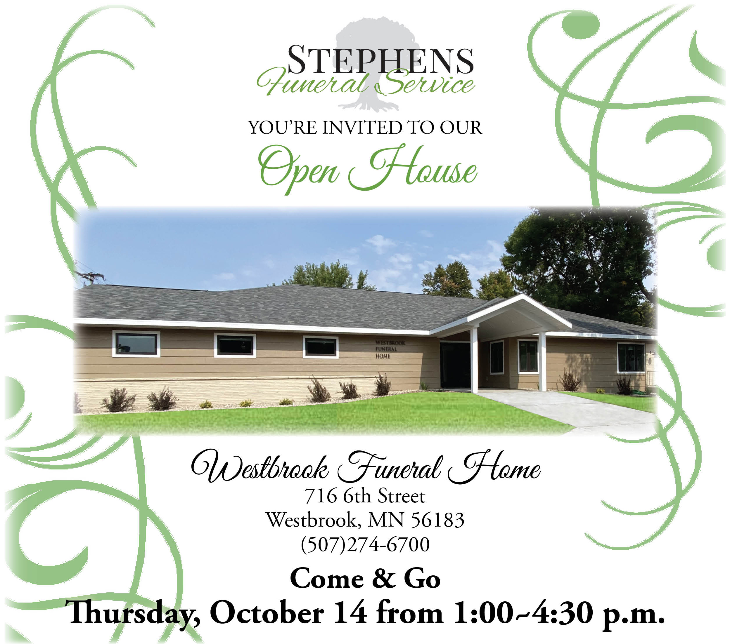 Westbrook Funeral Home Open House Stephens Funeral Service
