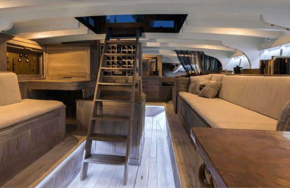 Luxury Sailing Yacht Interiors