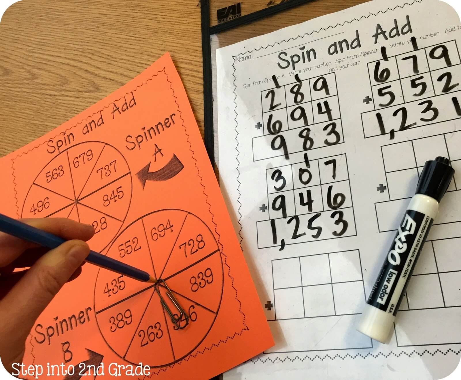 Triple Digit Addition With Regrouping! Step into 2nd Grade