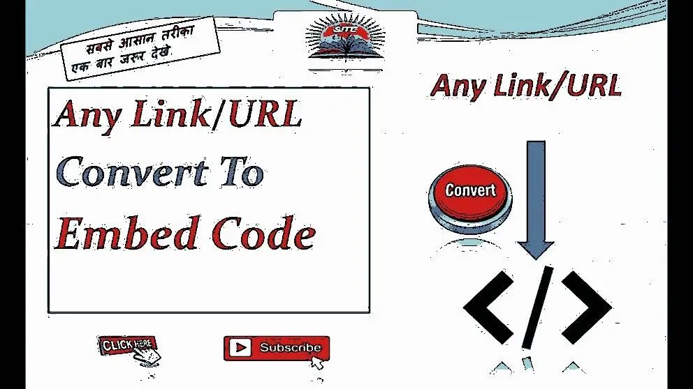 How to convert a URL to an embed code