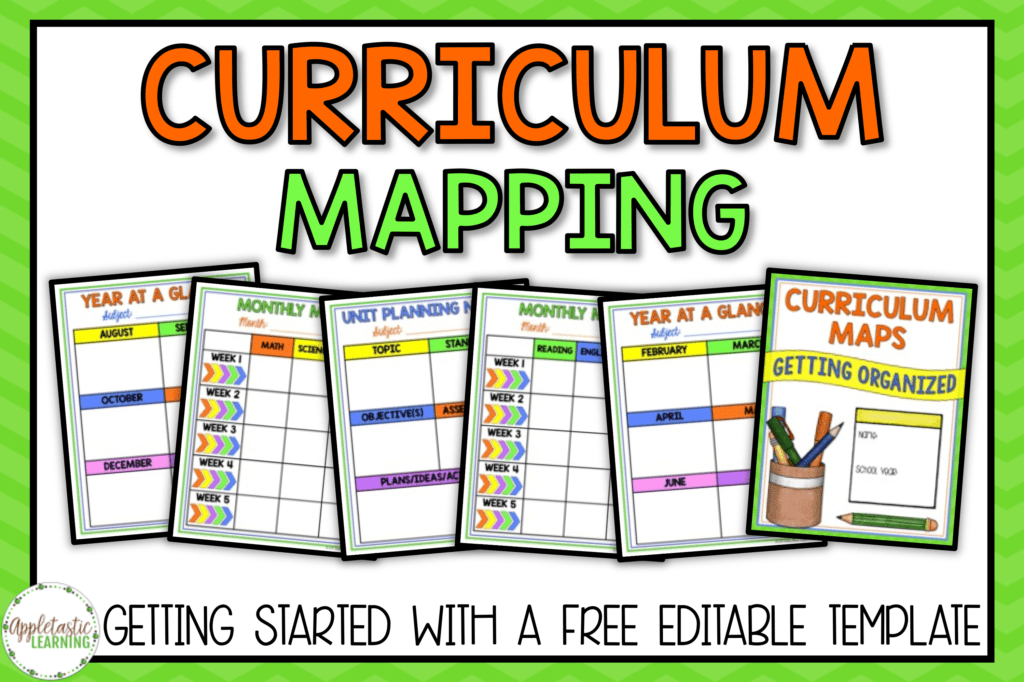 Blank Curriculum Map Template Sample Design Templates