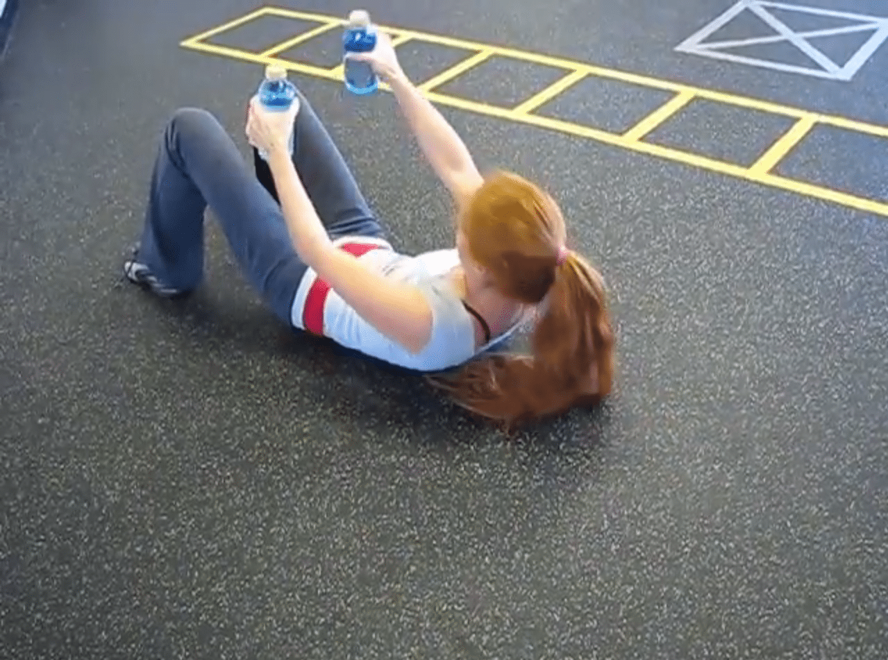 Exercise of the Month Crunch with a Twist STEPS Fitness