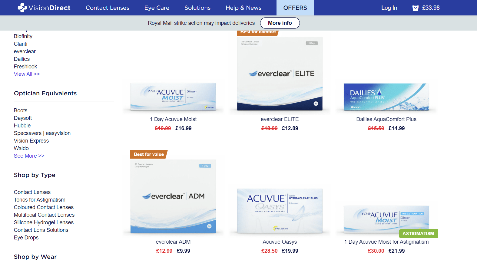 英國隱形眼鏡網購免驗眼 Vision Direct Promo Code 首次購買9折 步步網教學