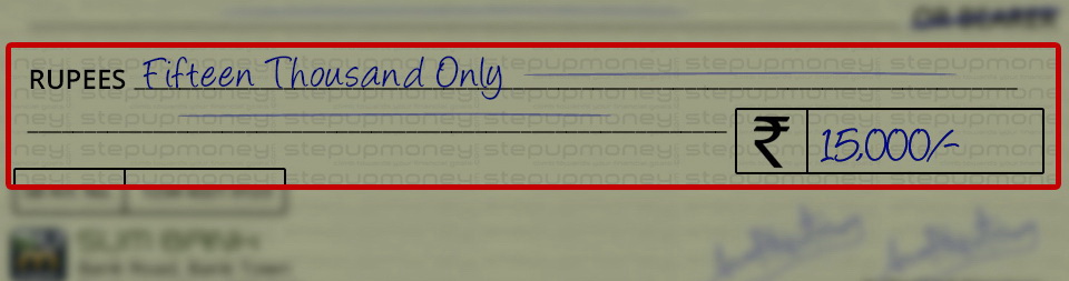 How to write a cheque in India? StepUpMoney