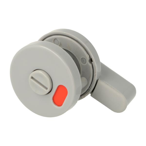 TOILET CUBICLE LOCK ONLY, GREY PP 22.23.0821 Step Up Tech