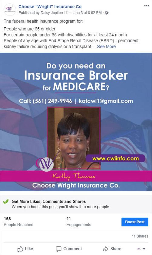 Choose Wright Insurance Co. StepUp  Design