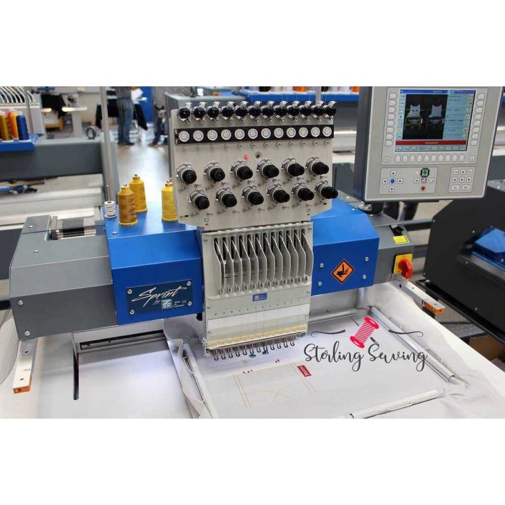ZSK Sprint 7 Embroidery Machine Sterling Sewing
