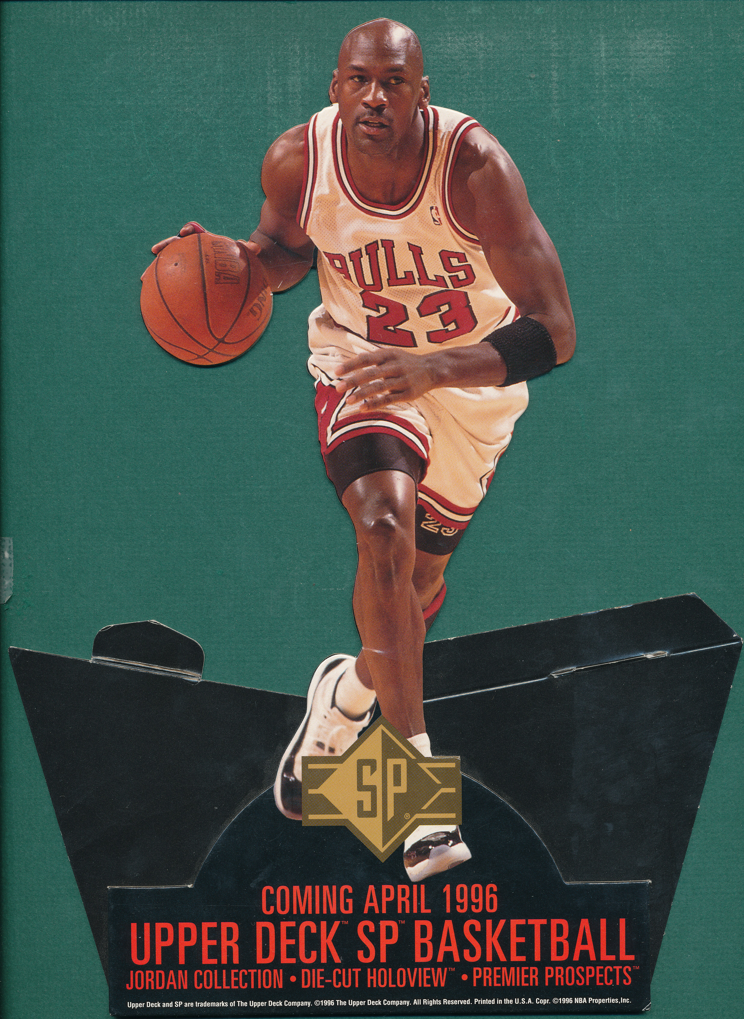 Lot Detail 1996 Upper Deck SP Basketball Display W/ Michael Jordan