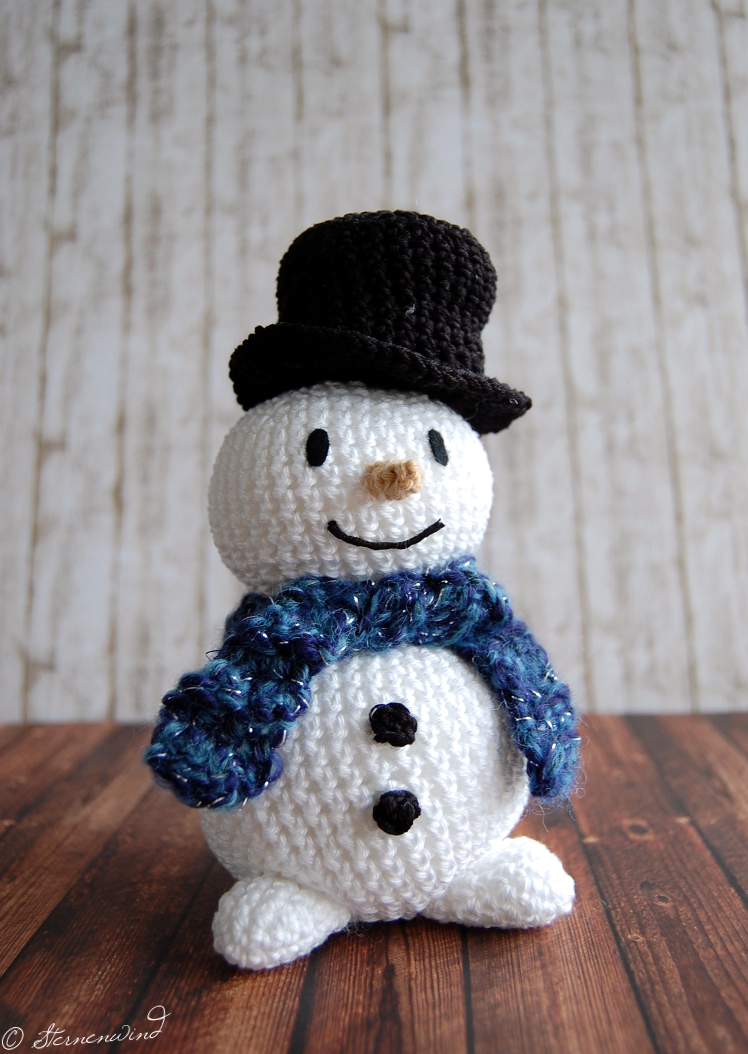 [DIY] Schneemann häkeln Sternenwind Blog
