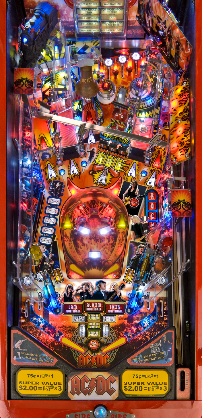 acdc pinball machine review Lesley Lundy