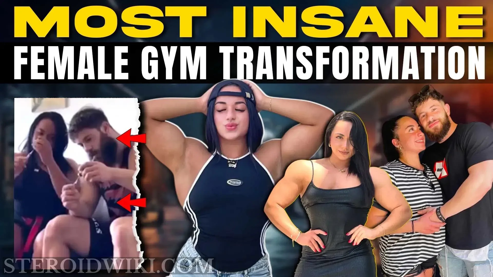 Most insane female gym transformation!!!