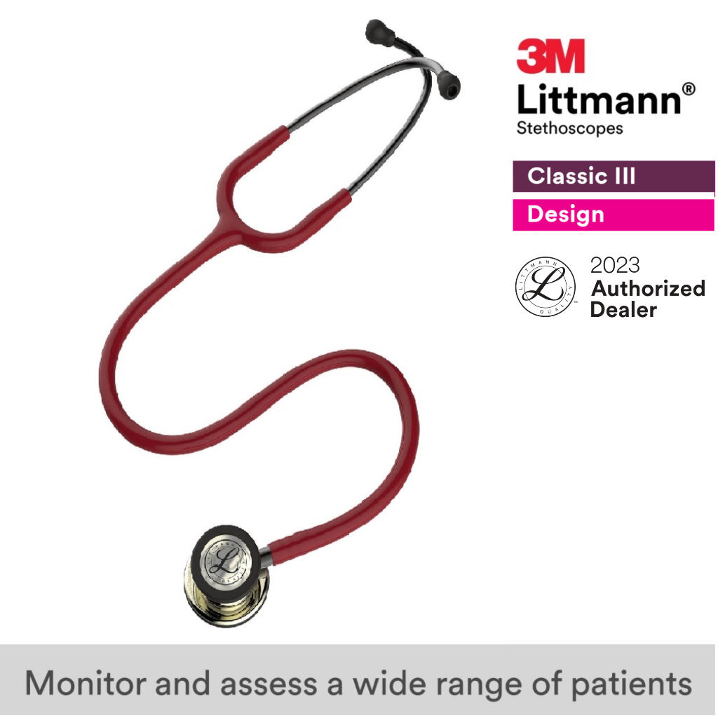 3M Raspberry Tube, StandardFinish Chestpiece, Classic III 5648, 3M