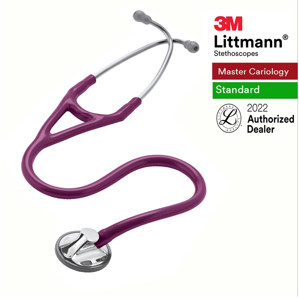 3M Plum Tube, Standard Finish Chestpiece, Master Cardiology 2167, 3M
