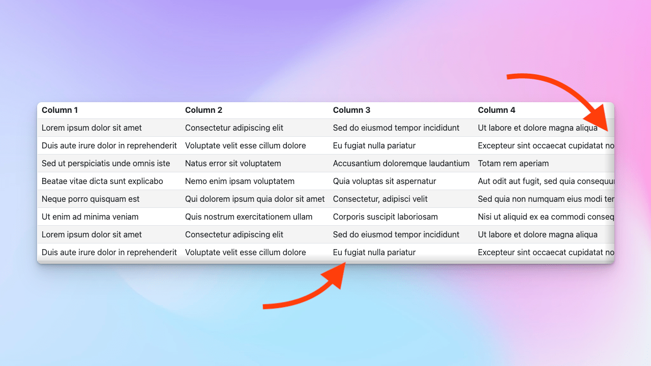 Adding Scroll Shadows to Overflow Containers — Steve Bauman