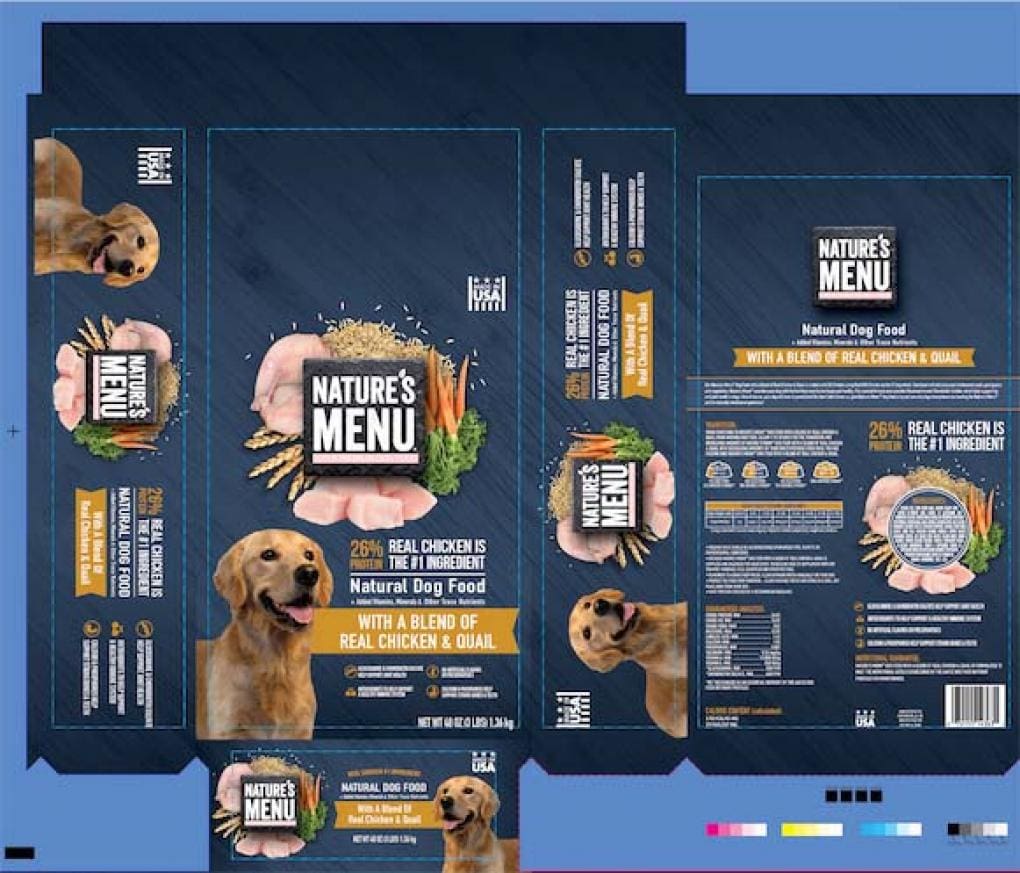 Nature's Menu Super Premium Dog Food Recall salmonella concerns
