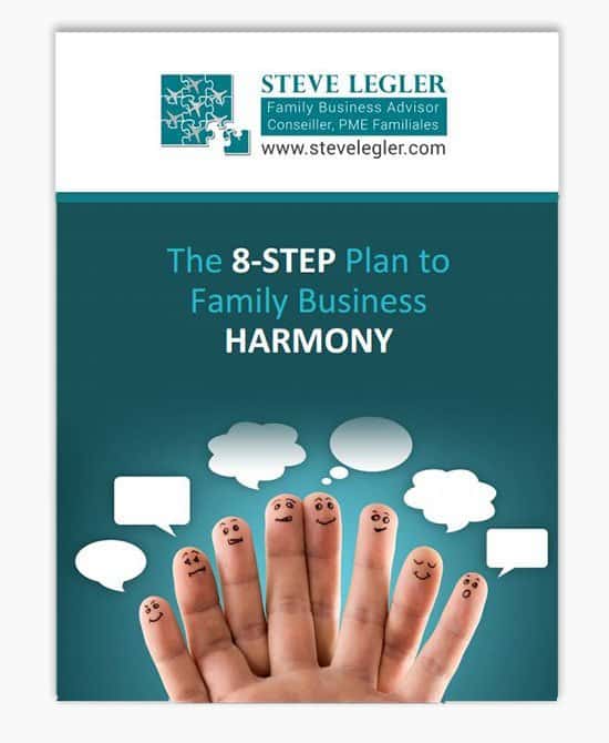 Book on Family Harmony The 8STEP Plan to Family Business Harmony