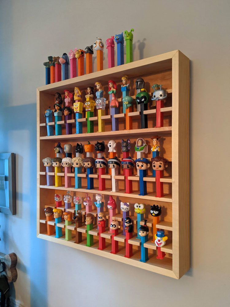 Custom Wooden Pez Display Cases stevenbrogers