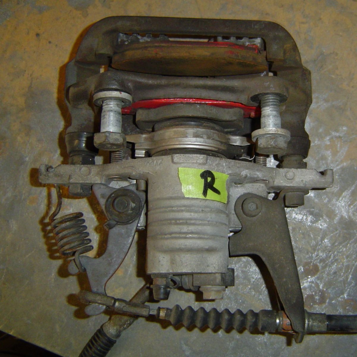 Disassembly_Rear_Brakes_entire Caliper assembly_before_right Michael