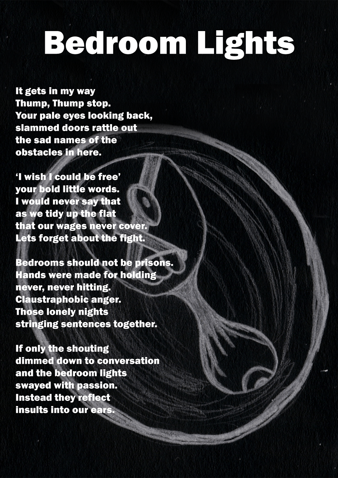 Poem for Franklin Poem Illustrated Poem 1 Bedroom Lights Steven