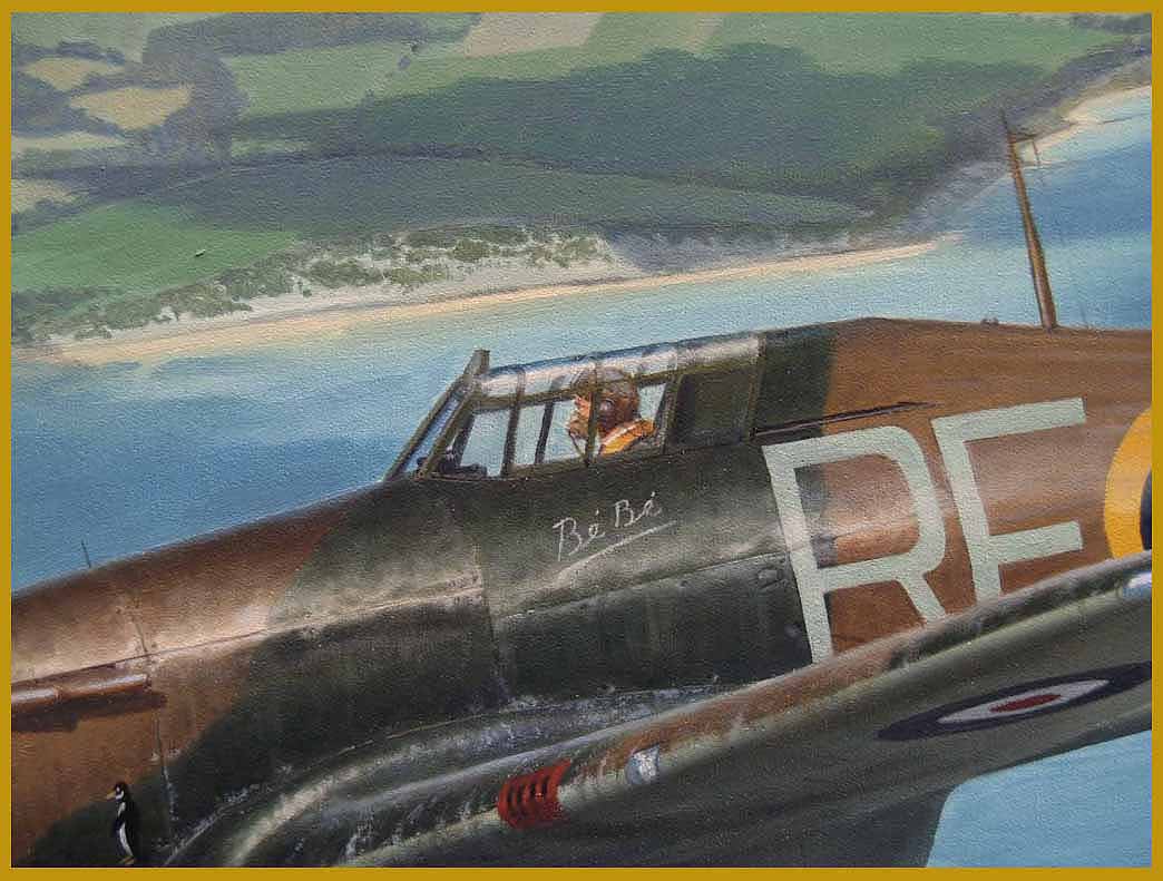 Hawker Hurricane painting