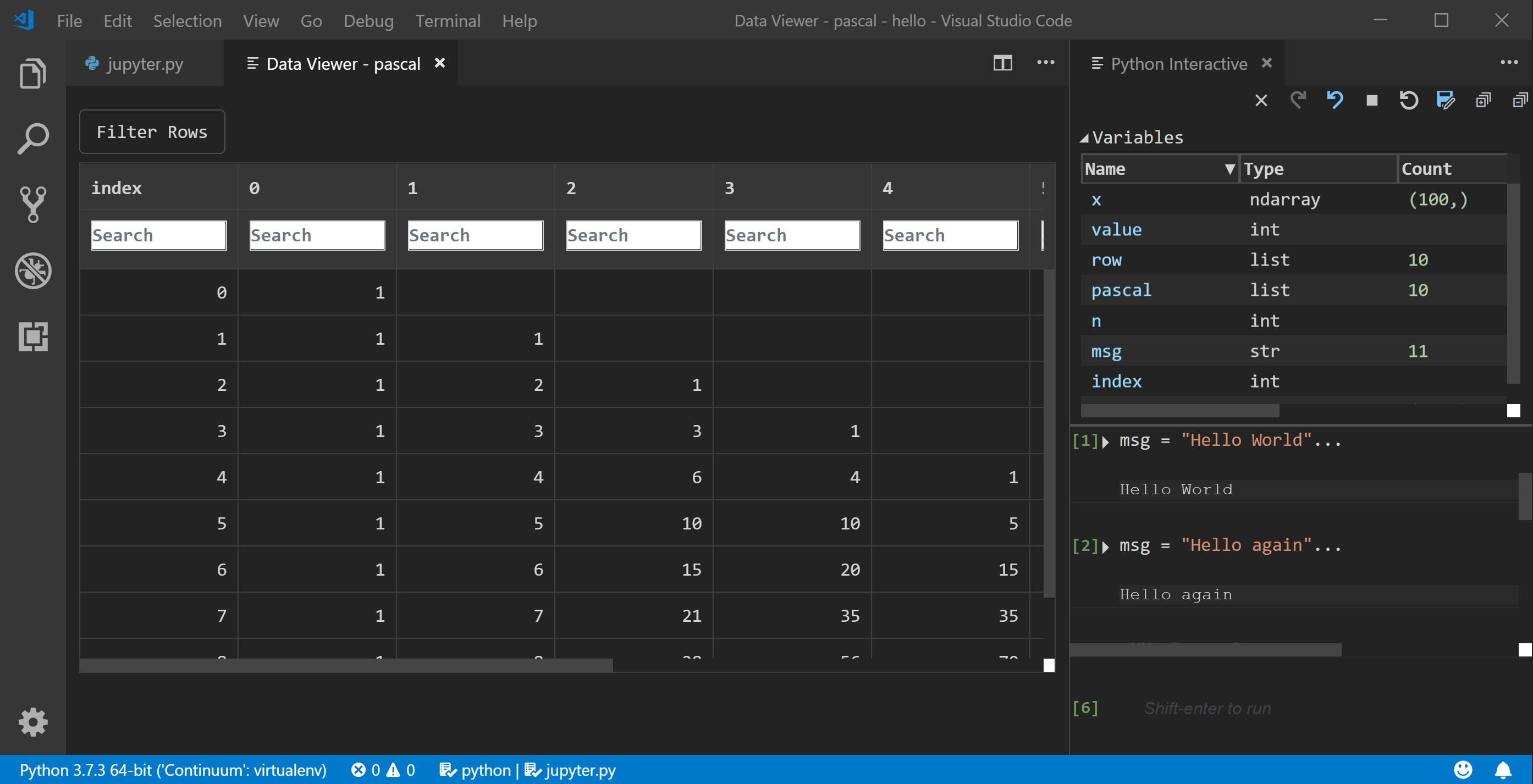Run r code in python jupyter notebook azjes