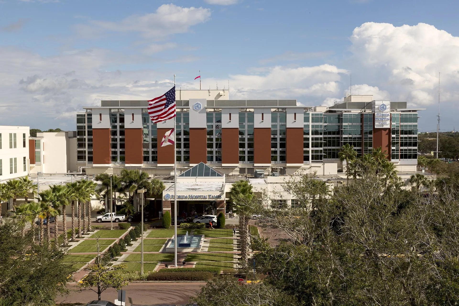 Florida Hospital Tampa Facade Stevens Construction