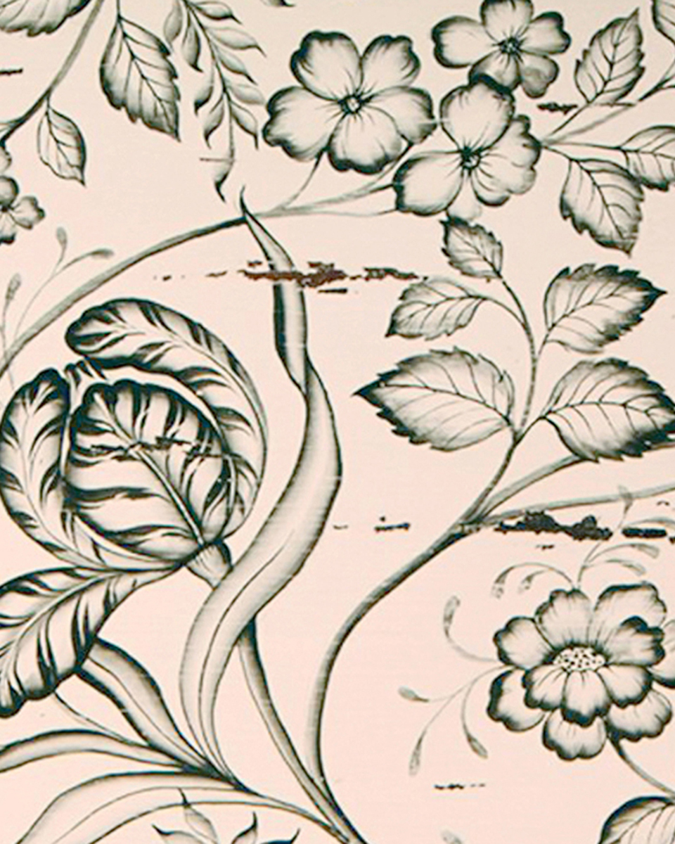 Black Floral Artwork Steven Shell