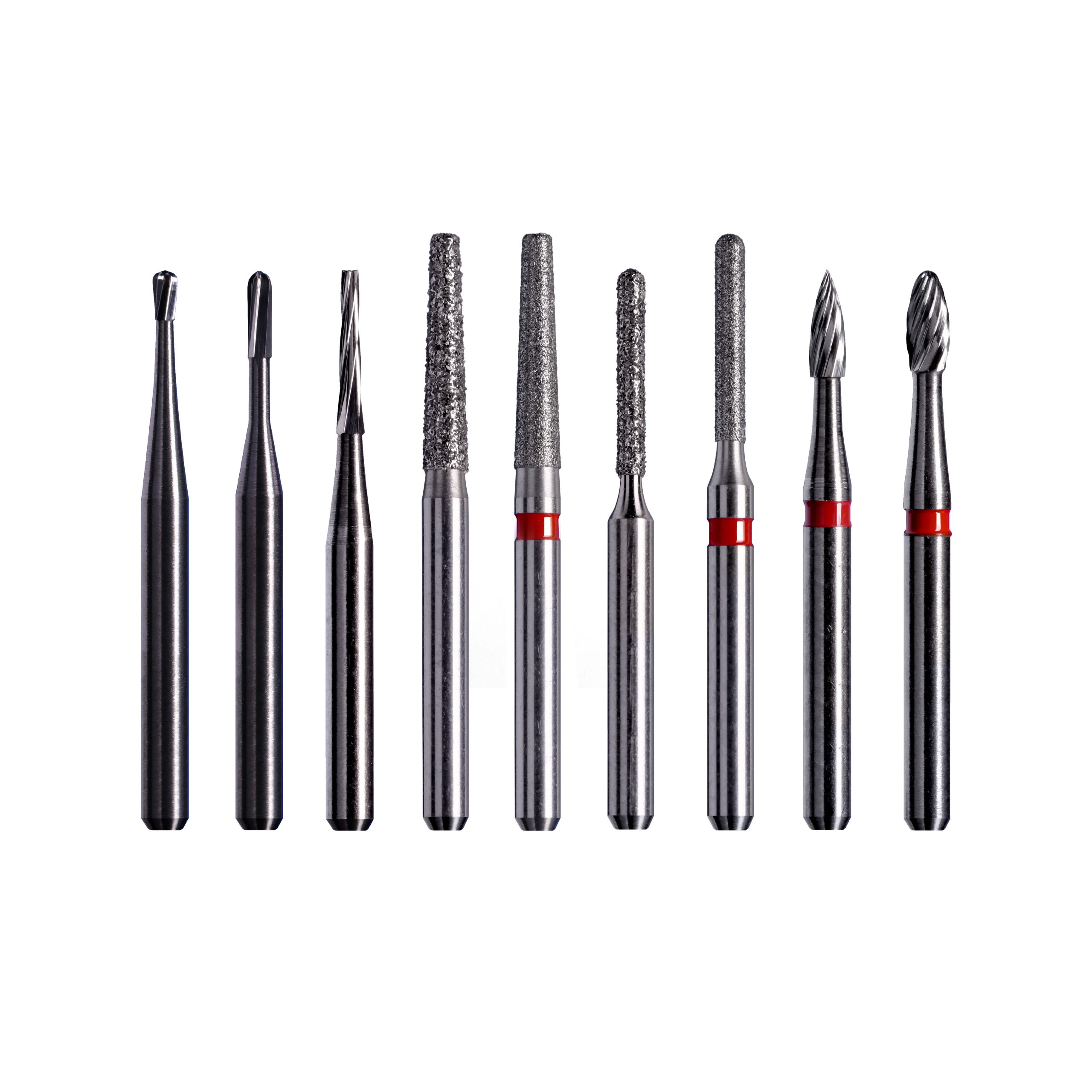 Dental MOD Ceramic Onlay Prep Bur Set (9 burs)