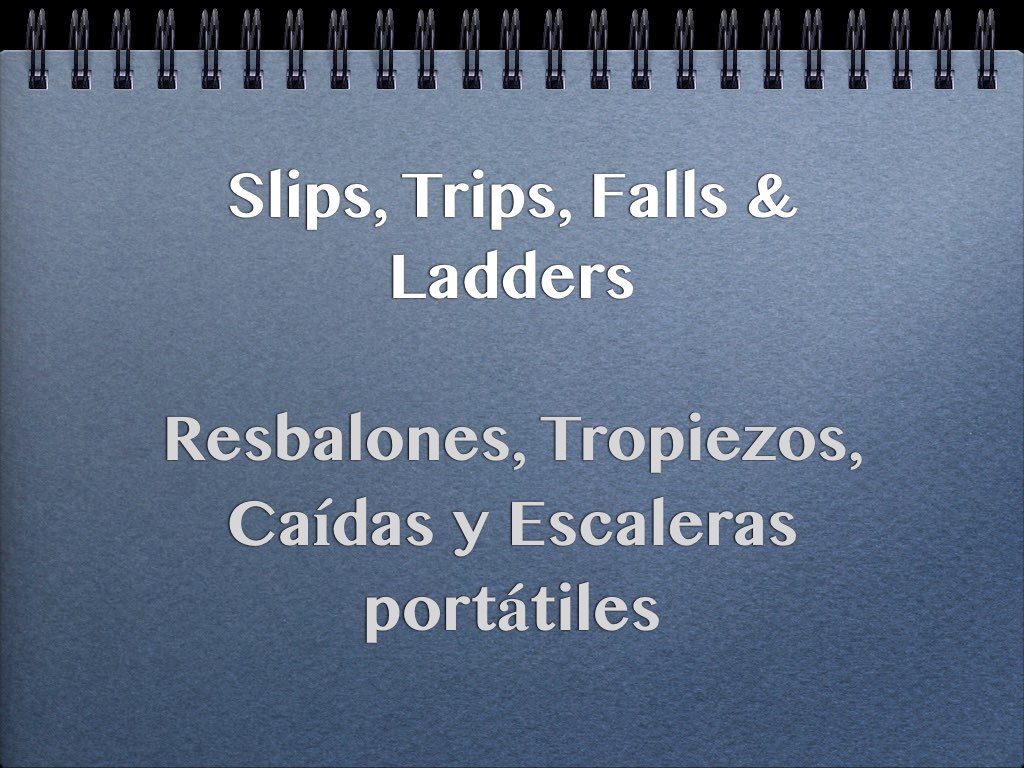 OSHA Safety Quiz English and Spanish 2nd Group Steven St. Laurent