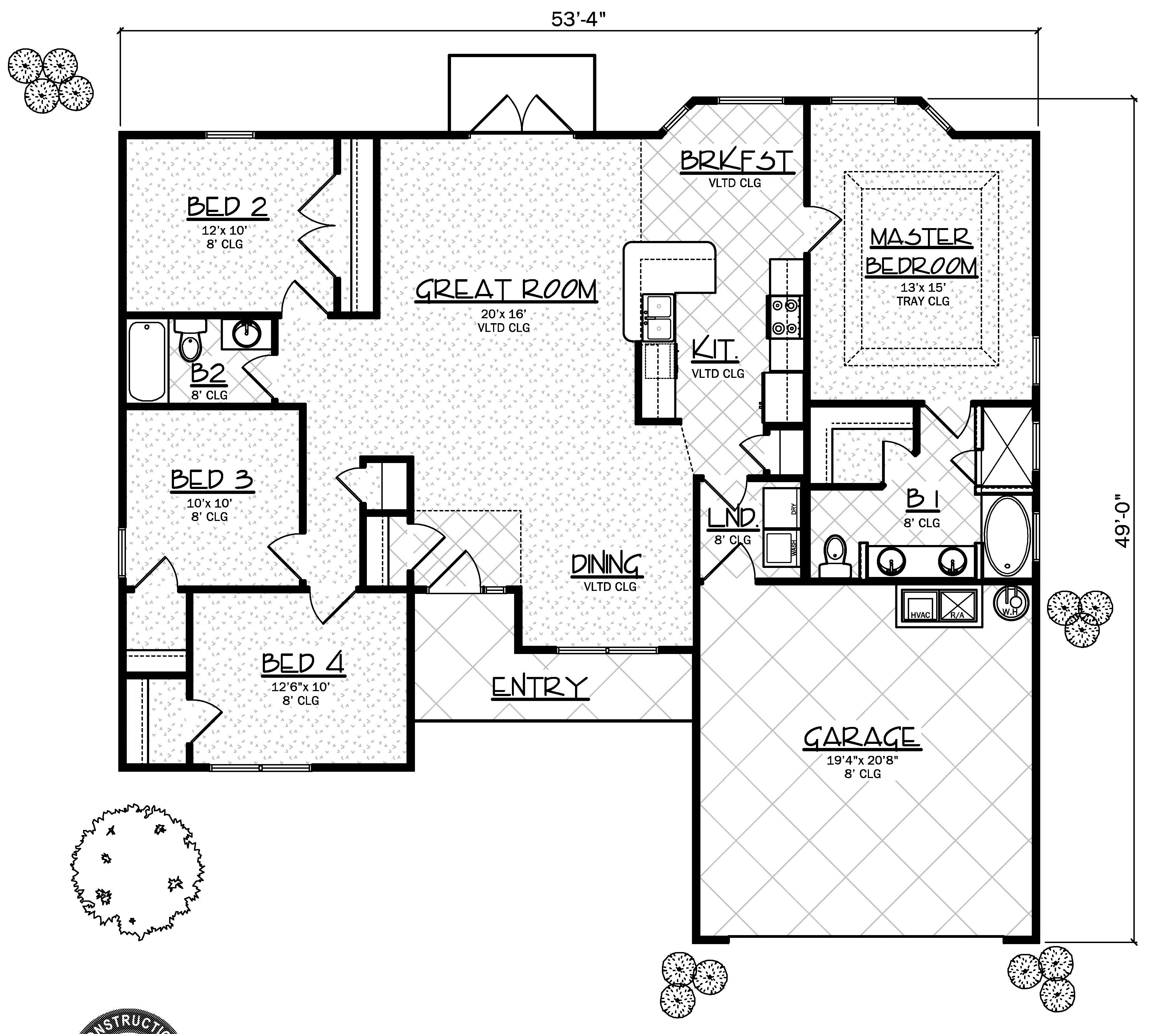 Vail Floor Plan Steve Smith Construction