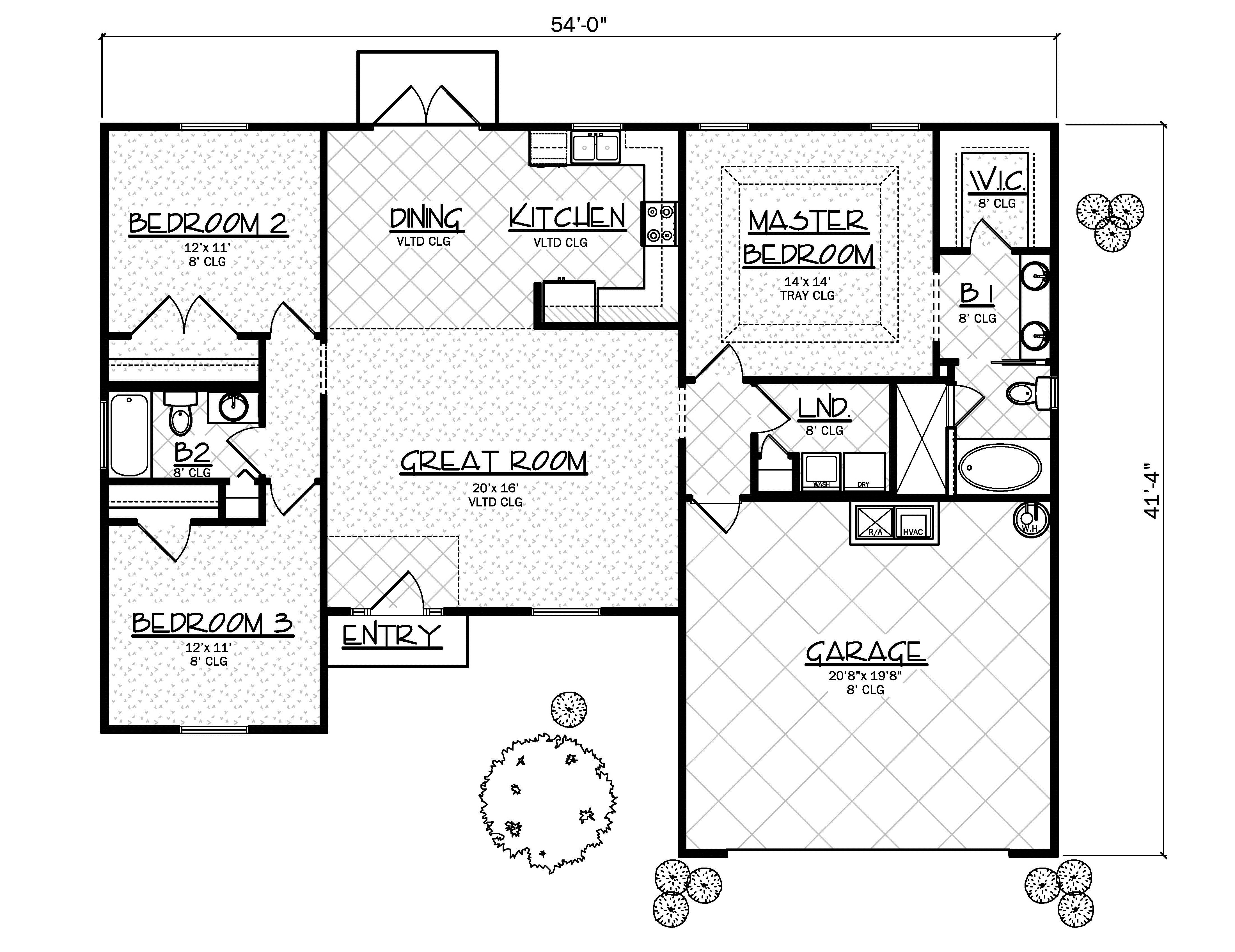 West Virginia II Floor Plan Steve Smith Construction