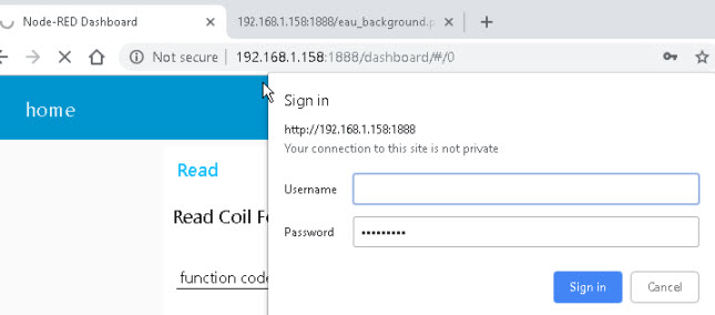 Securing NodeRed with SSL and Username Authentication